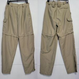 TravelSmith Convertible Adventure Cargo Pants in Tan Size 4